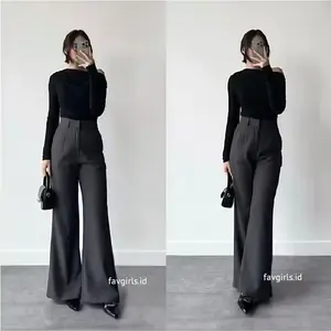 Etta Pants - Flare Pants - Highwaist Flare Pants - Highwaist Kulot Cutbray