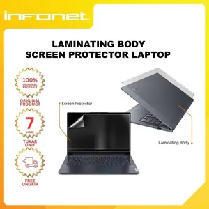 Screen Protector & Laminating Body Laptop Sudah Termasuk Pemasangan