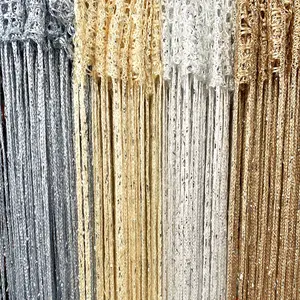 Tirai gliter dekorasi 1 m x 2 m (tidak pakai perekat)