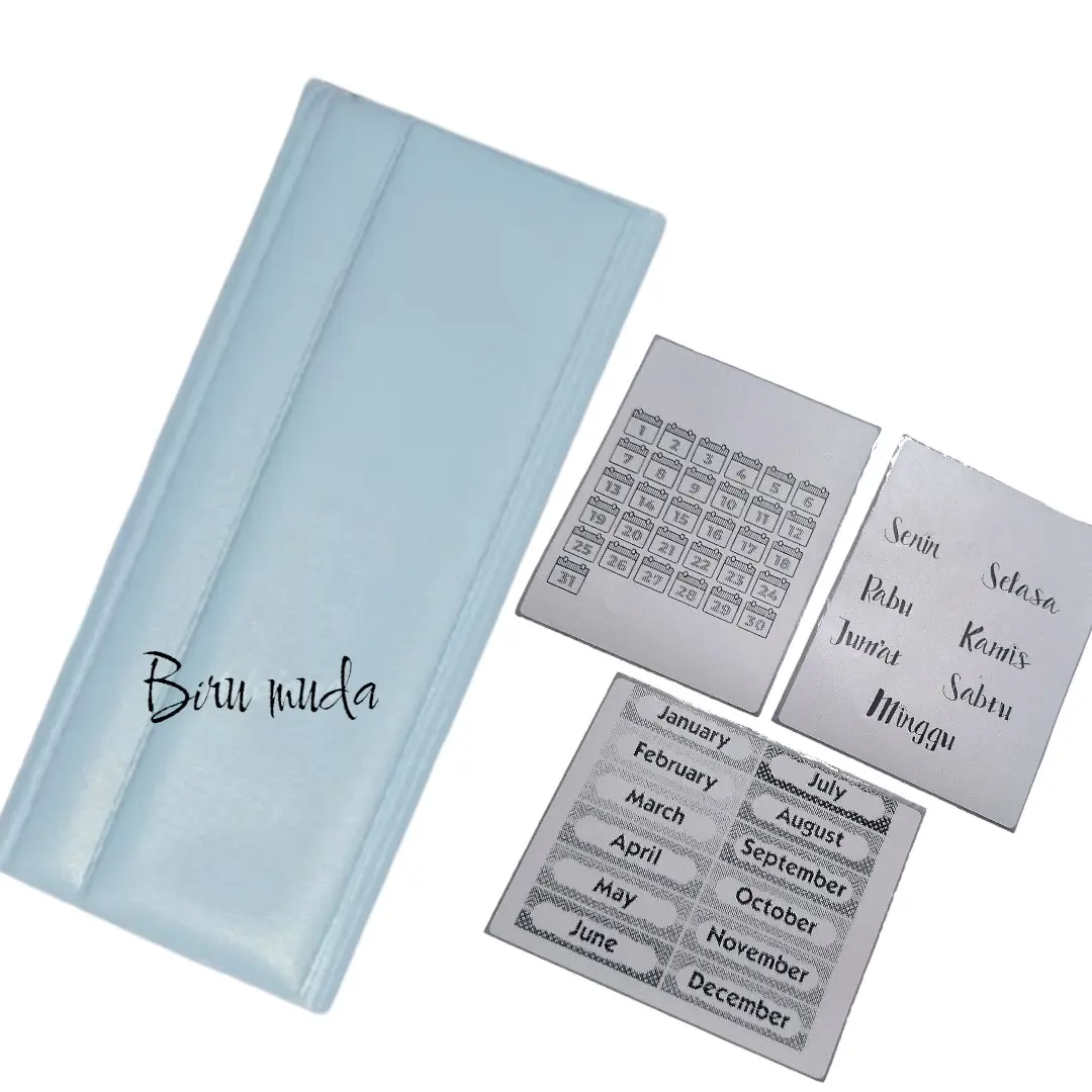 DOMPET DISIPLIN PINTAR KEUANGAN + STIKER THERMAL Wanita Kulit sintetis Kartu