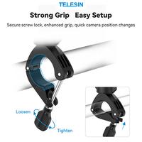 Gambar TELESIN Handlebar Clamp Bike Mounting Stang Sepeda Bicycle Motor Motorcycle Bracket Ring Tube Mount For Action Cam GoPro Brica B-Pro5 BPro Insta360 Akaso Osmo Camera Kamera Aksi dari Brica Berrisom Kab. Tangerang 5 Tokopedia
