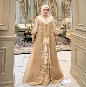 DRESS SHELLA SAUKIA KOMBINASI MODEL ABAYA