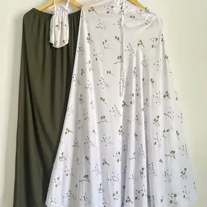 MUKENA RAYON MOTIF PADI PUTIH