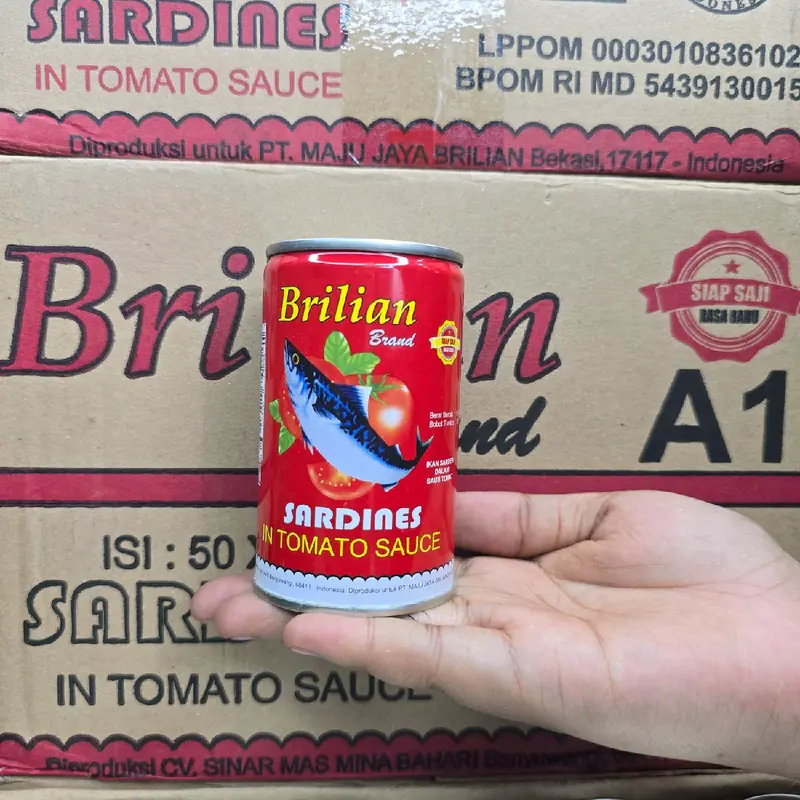 SARDEN BRILIAN UK KECIL 155 GRAM ISI 1 PCS Food Ikan 1