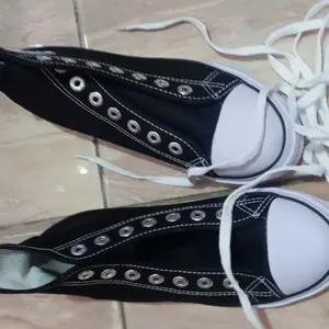 SEPATU NB MASTER BASKET SEKOLAH Hitam Putih