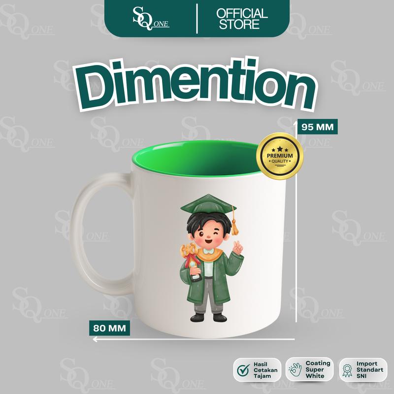MUG SQONE - MUG WARNA DALAM FULL COLOR BISA CUSTOM DESIGN ATAU FOTO 2