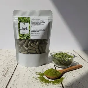 Kapsul Daun Kelor Isi 100 Asli Herbal