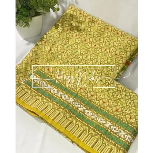 Warna Gold Kain Songket Thailand - Jenis Kain Tradisional