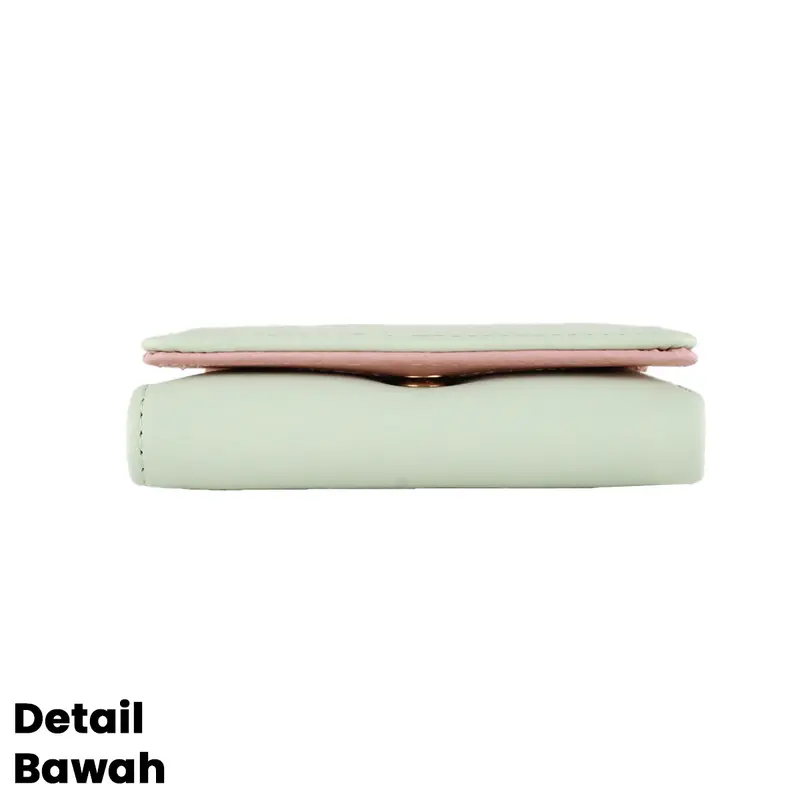 Dompet Lipat Wanita Motif Love Timbul Dompet Mini Wanita  Lucu New Collection BY009 Kartu Kulit 6