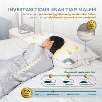 Gambar DDPillow 1 Set Bantal King &Guling Hotel Bulu Angsa Asli King Diamond dari ddpillow Kota Administrasi Jakarta Barat 4 Tokopedia