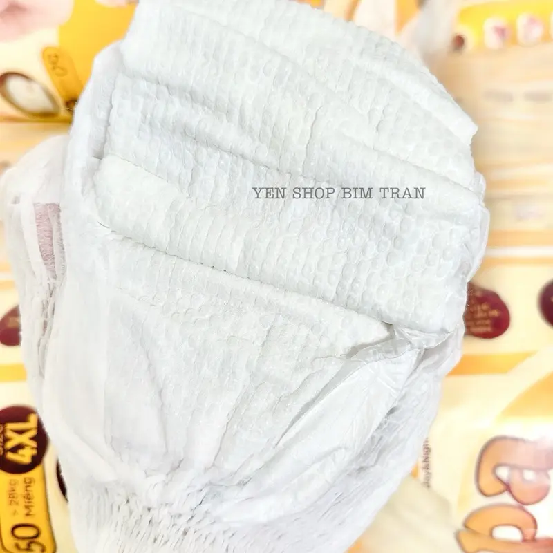 Papa Organic 100 miếng tã quần S - 6XL tương đương từ 3-30kg, bỉm mềm mại thấm hút tốt dành cho bé tiểu nhiều , bé bụ bẫm tăng 1-2 size bỉm  nội  địa  trung 4