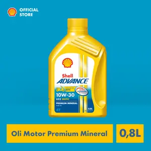 Oli Motor Shell Advance AX5 Scooter 10W-30 (0.8L)