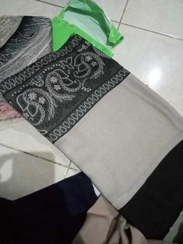 Product Review of Nisa Scarf Pashmina Motif Import Bahan Katun Viscose from a**✨ 3