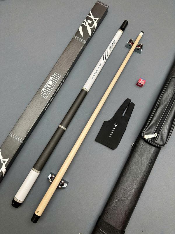 Combo cơ Raptory bida ngọn mộc. Cơ bida lỗ. Gậy bida cá nhân. Gậy bida Sport. Tặng kèm bao da găng tay lơ chuôi nối dài