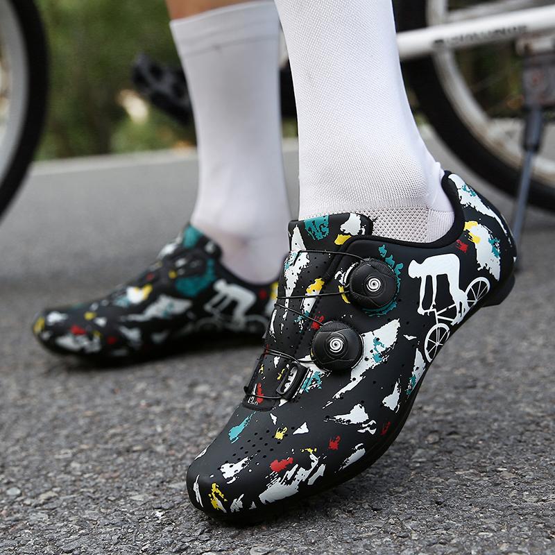 Product Introduction of Ultralight Self-Locking Pro Men's Cycling Shoes Road Bike Triathlon Shoes Bicycle Lock Sneakers 28