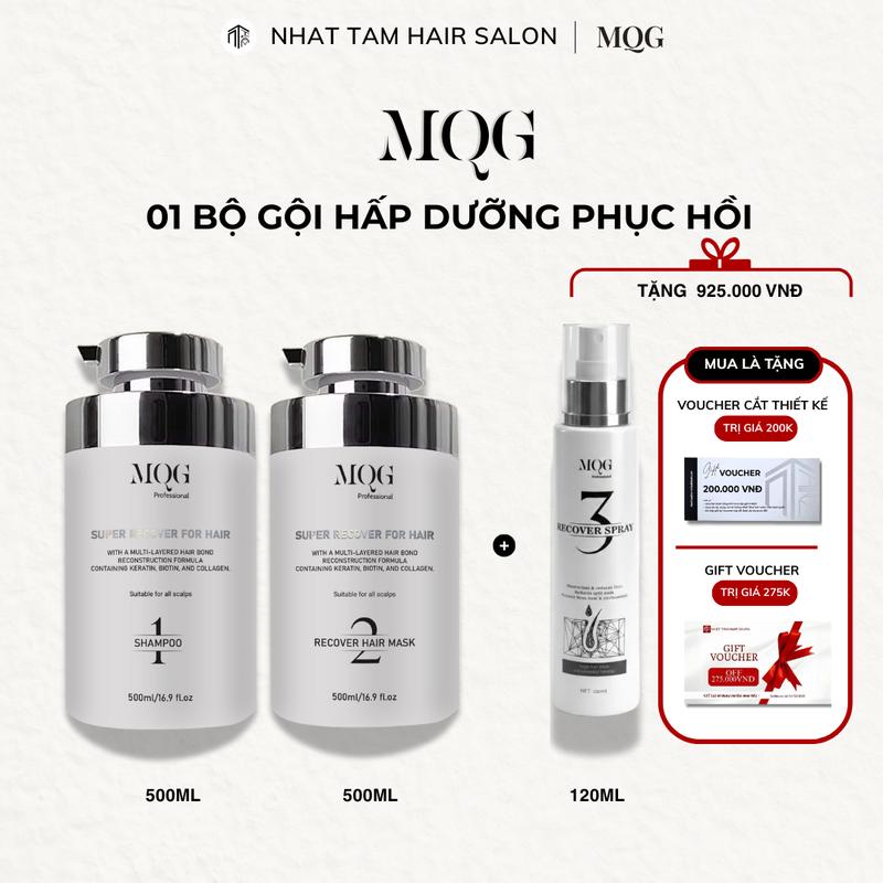 COMBO 2 1 Gội & 1 Hấp Tóc & 1 Xịt Dưỡng Tóc Nhật Tâm Hair Salon