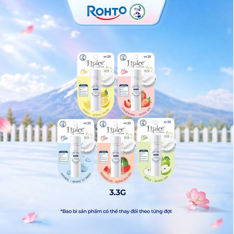 Son dưỡng không màu chuyển kem mịn Lipice Creamy 3.3g