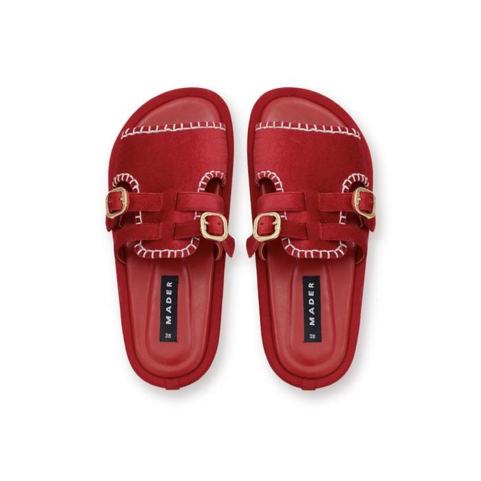 Gambar Double Buckles T-Platform - Red - 36 dari Mader Kota Depok 5 Tokopedia