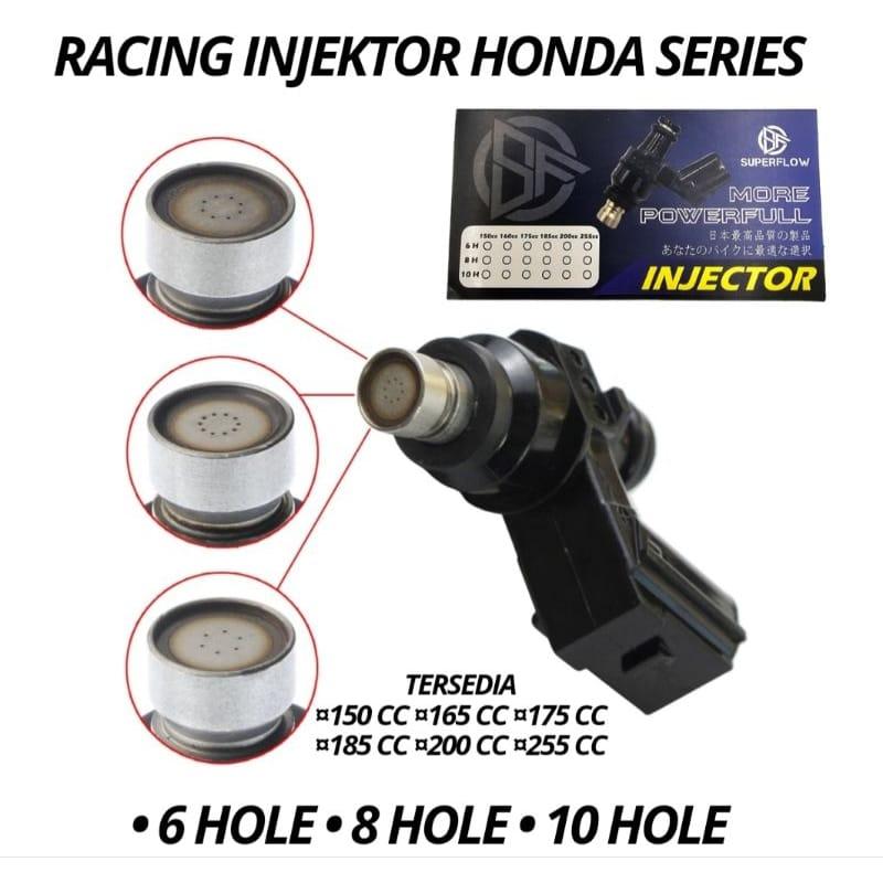 INJECTOR INJEKTOR SUPERFLOW BEAT VARIO 110 125 150 160 SCOOPY PCX ADV 150 160 CB150 CBR CB 150 CRF 150 GENIO VERZA SONIC 150 R NEW MEGAPRO SUPRA 125 Fi SUPRA GTR 150 135 150 165 175 185 200 255 CC 7