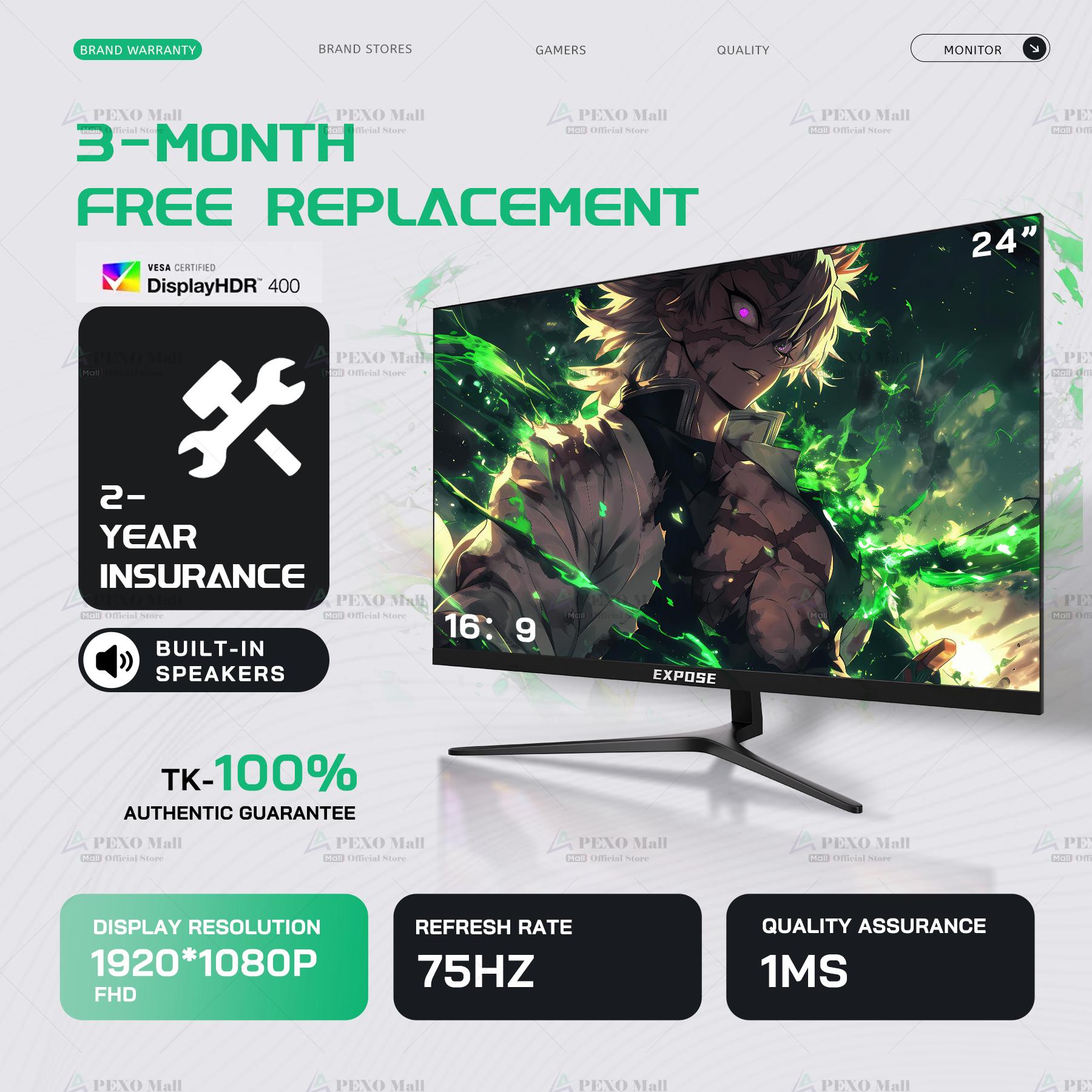 【Expose】smartmonitor จอมอนิเตอร์  27นิ้ว 24นิ้ว 22นิ้ว จอคอม 165HZ จอคอมพิวเตอร์ หน้าจอโค้ง จอเกมมิ่