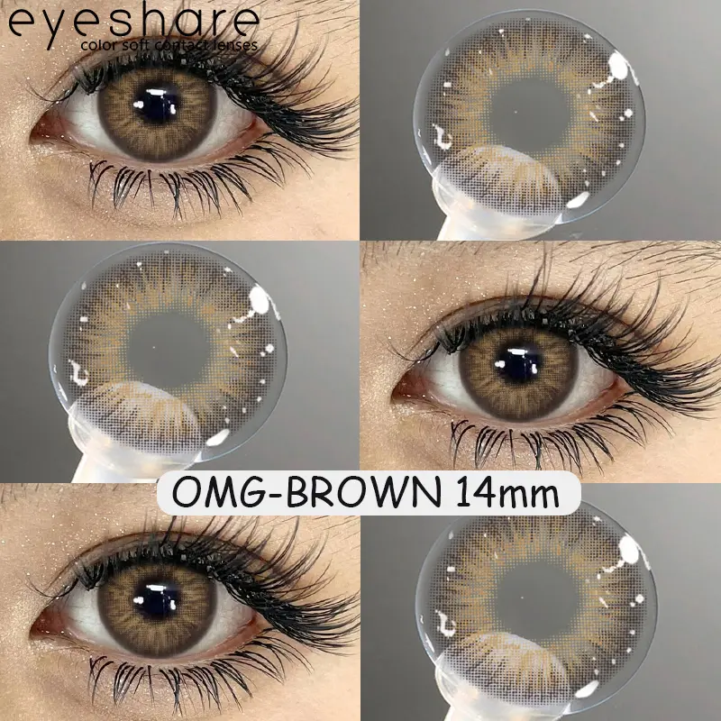 Mill Creek Contact Lenses 2 Pieces Black Large Diameter Doll Eyes