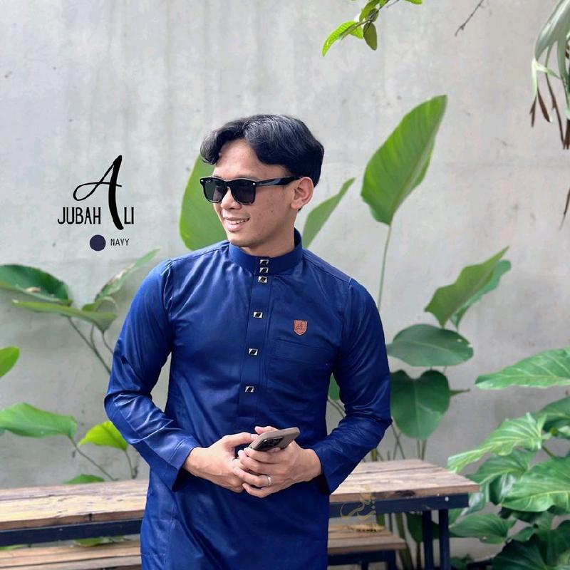 Jubah Slimfit Ali Premium x Ahmad Widani - Gamis Thobe Umroh Muslim Pria & Anak 5