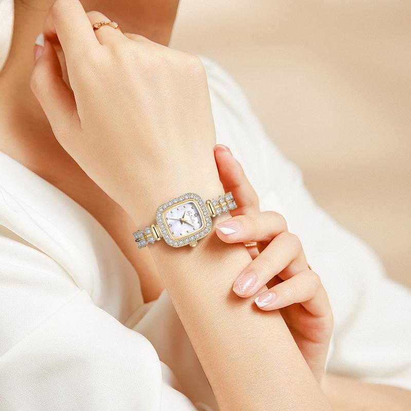 Product Introduction of V006 Little Jin Sui Fangshen Luxury Waterproof Quartet  Watch 7
