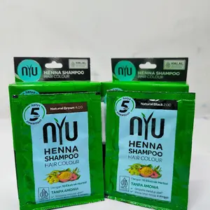 Nyu Henna Shampoo Natural Black Brown 20mL