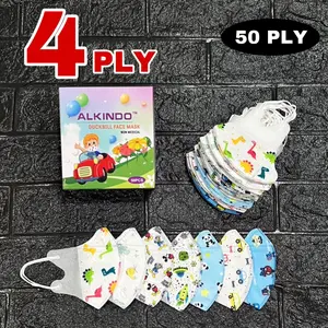 MASKER DUCKBILL ANAK ALKINDO 50 PCS / KN95 ANAK MOUSON MASKER DUCKBILL ANAK ALKINDO 50 PCS / KN95 ANAK MOUSON