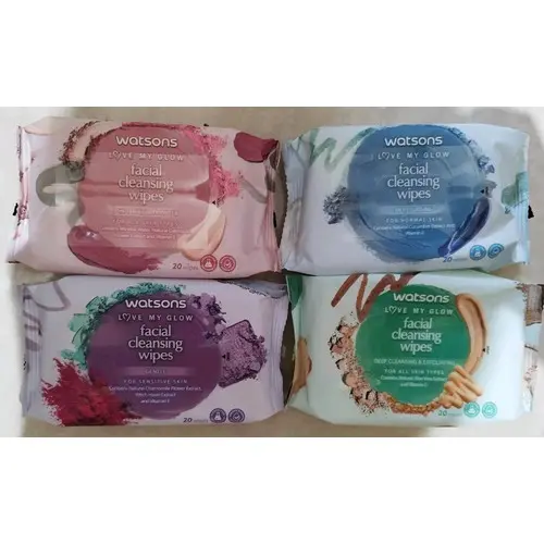 Watsons facial cleansing wipes/kapas pembersih wajah 1