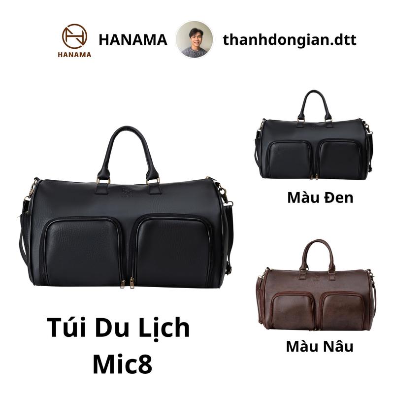 ĐQ TDG Túi du lịch Hanama Túi du lịch công tác về quê đi phượt cao cấp HN Mic8 Bag Da