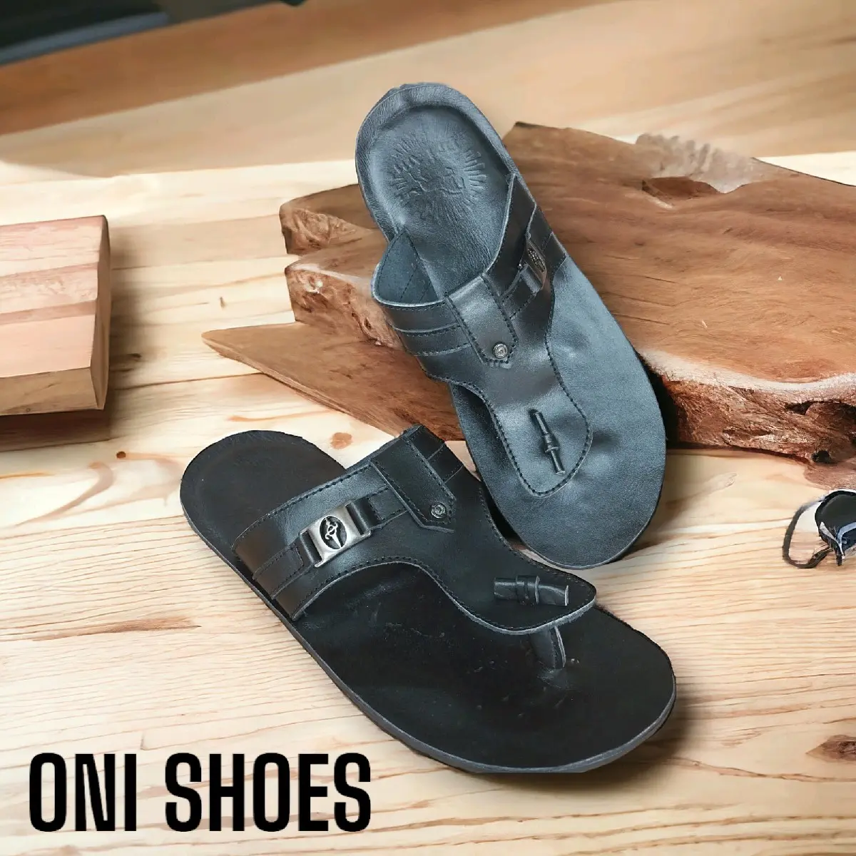 SANDAL SANTAI PRIA KULIT SAPI ASLI