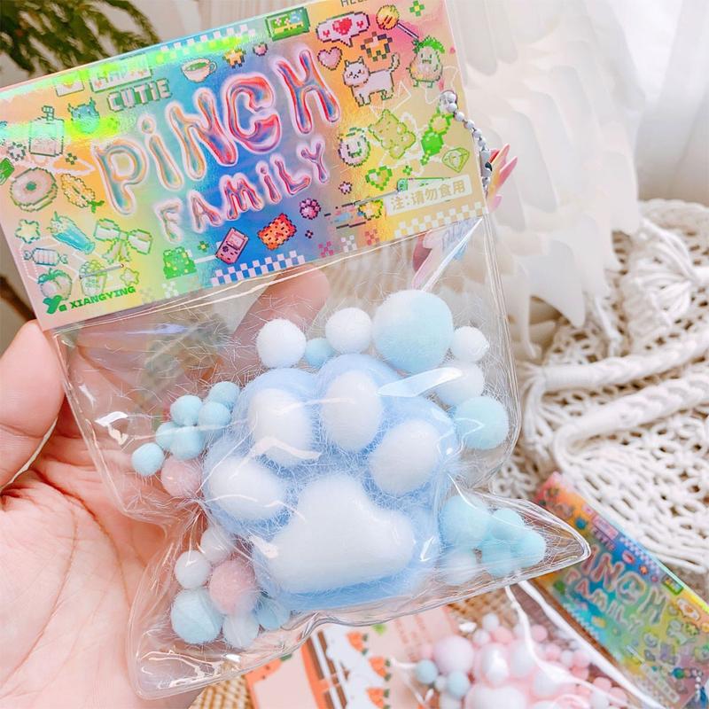 Product Introduction of 【UBaby】Mainan Anak-anak Taba Squishy Pinch Paw Squeeze Lembut Kucing Pereda Stres Lembut Toys 2