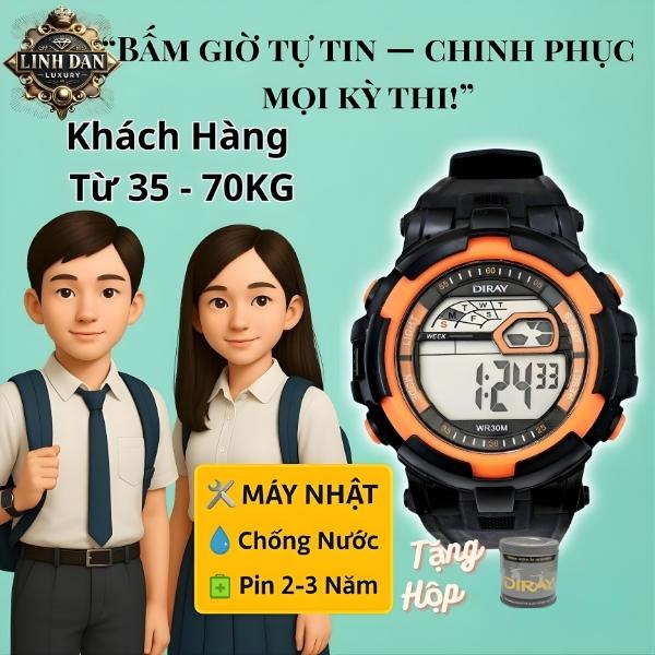 Đồng Hồ Nam Điện Tử Thể Thao Chống Nước 30M Phong Cách Thủy Quân Lục Chiến Cho…