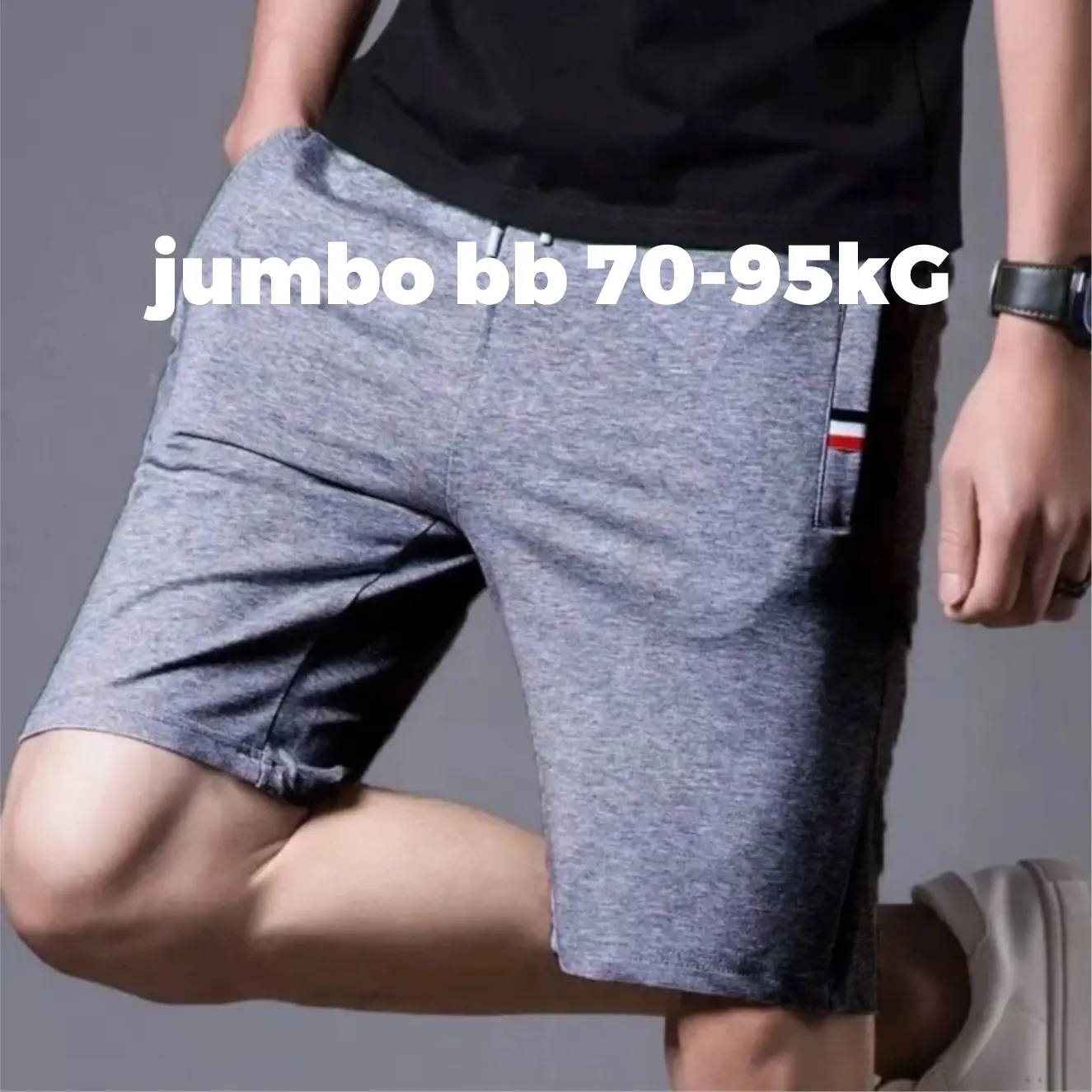 [ Promo 4 pcs celana Katun pendek ] Cowok/pria wanita dewasa santai Distro baby terry ada saku resleting Tebal Adem Shorts Surfing Keren Hitam Boxer
