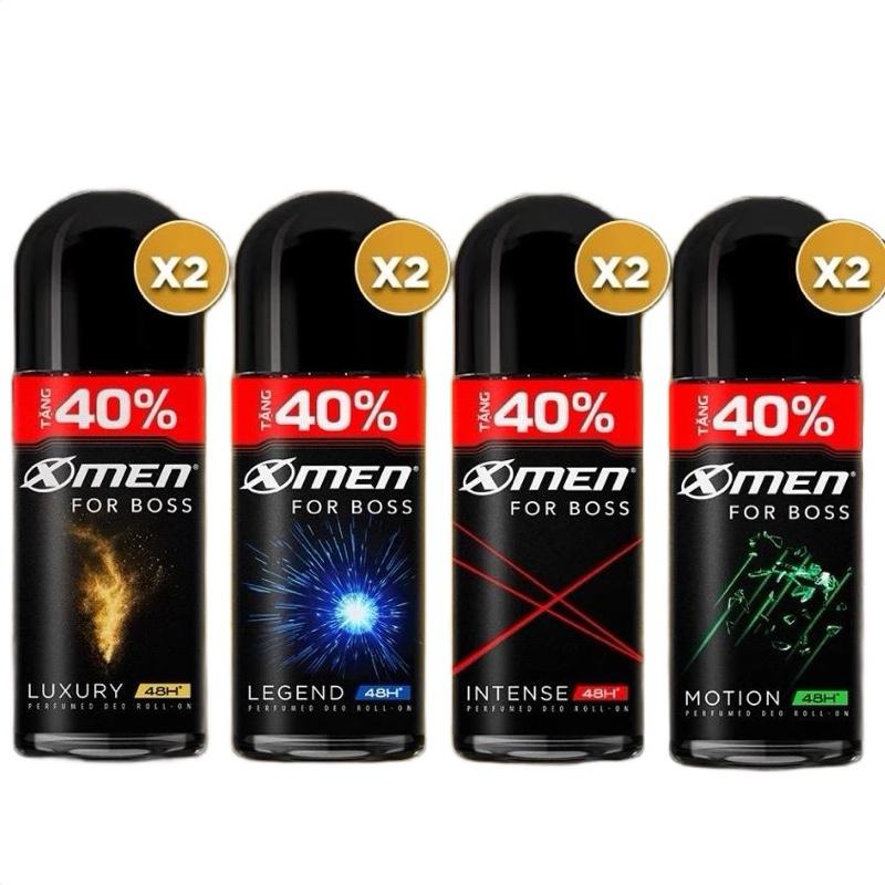 Combo 2 Chai Lăn khử mùi Xmen For Boss 70ml Chai hương nước hoa nam tính quyến rũ - Massage Mật Ong