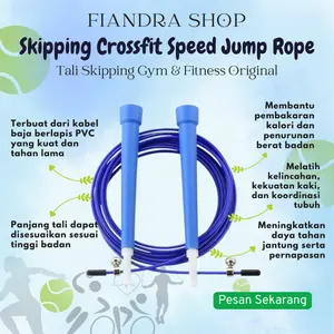3201 AOLIKES SKIPPING JUMP ROPE TALI SKIPING CARDIO LOMPAT TALI DEWASA
