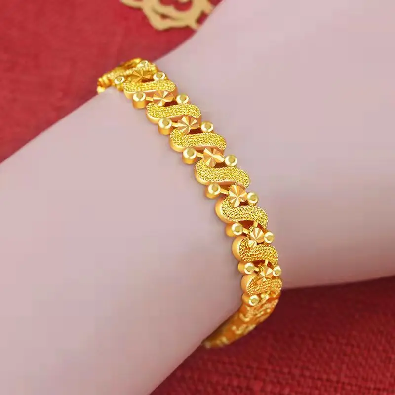 Vòng Tay May Mắn, Thật, Dành Cho Nữ, Đa Năng, Thiết Kế Tình Yêu, Vòng Tay Wangfu May Mắn, Thích Hợp Cho Các Cặp Đôi, Quà Sinh Nhật 3