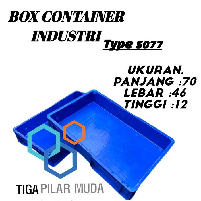 Jual Box Container Rabbit Tipe 5077 Biru Panjang 70 Lebar 46 Tinggi 12 ...
