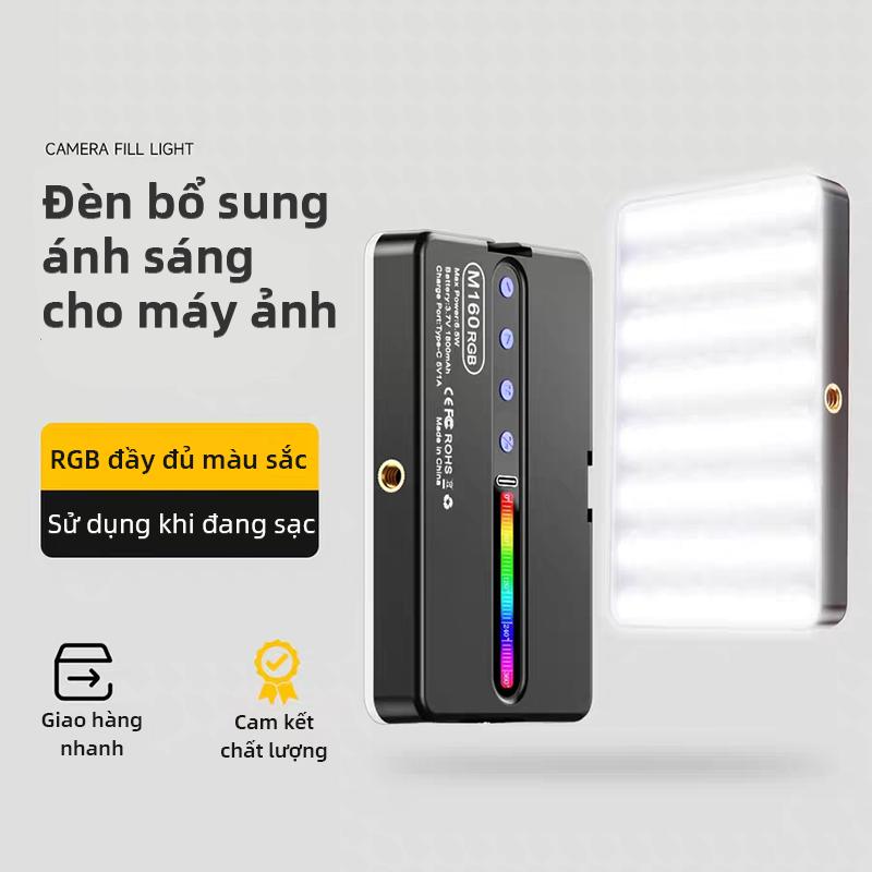 Đèn LED mini bổ trợ ánh sáng di động, 3 chế độ ánh sáng + đèn RGB, nhiệt độ màu…