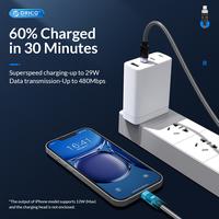 Gambar ORICO USB 2.0 A to Lightning Fast Charge Data Cable 12W 2m - A2L-20 - 2m  dari ORICO INDONESIA Official Shop Kota Administrasi Jakarta Utara 4 Tokopedia