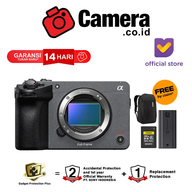 SONY FX5 Cinema Line Body Only / with XLR Handle Mirrorless Camera GARANSI RESMI