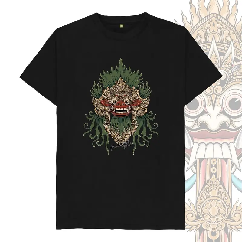 Kaos Barong X Simbar dengan design balinese art 0