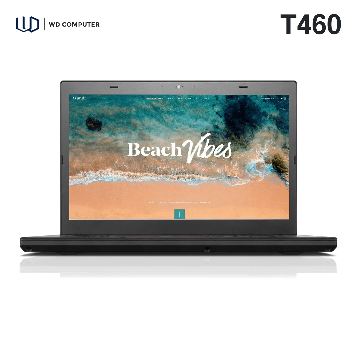 Laptop Kerja & Sekolah T460 i7 gen 6 Dual VGA RAM 16 GB / SSD 1 TB - TAS & MOUSE