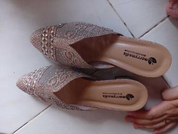 Product Review of Herdian Rtwo 26 Sandal Heels Wanita Hak Tahu Karet Shoes Pesta from Q**a 0