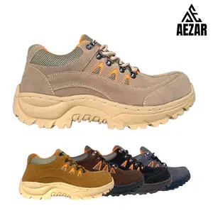 Sepatu Safety Pria Wanita Unisex Size 36-45 Hiking Touring Tracking Outdoor Proyek Ujung Besi Dan Outsole Karet Anti Licin dan Slip - Shoes, Boots