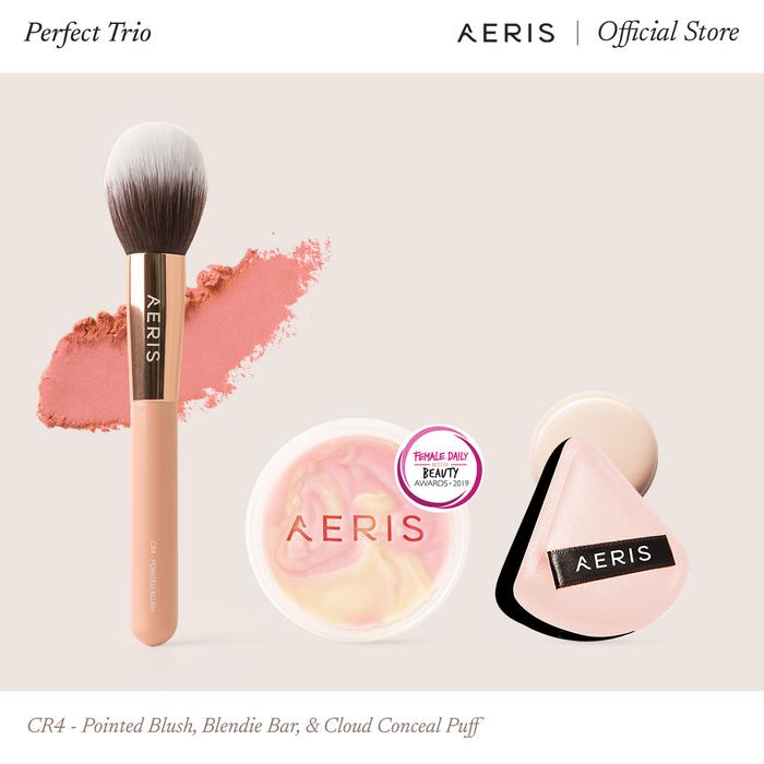 Gambar Aeris Beauté The Essentials Trio Bundle | Set Lengkap Brush Make Up Premium Vegan dengan Spons dan Sabun Pembersih Praktis - Kuas Bedak Blush & Puff Foundation Concealer - Pinky Trio dari Aeris Beaute Kota Administrasi Jakarta Timur 4 Tokopedia