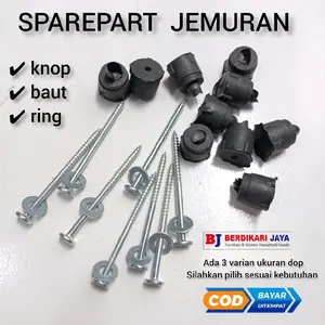 Sparepart Jemuran - Knop | Ring | Baut & Sekrup