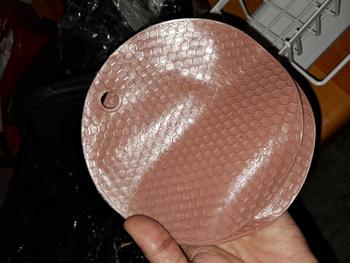 Product Review of Heat Resistant Placemat Silicone Mat Non-slip Pot Holder Table Mat Kitchen Accessories Coasters Round Tableware from J**M 0