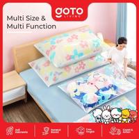 Gambar (Best Deal) Goto Vakugo Vacuum Bag Plastik Vakum Pakaian Vacum Baju Traveling - VK00 40 X 60 dari Goto Living Kota Tangerang 3 Tokopedia